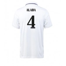 Real Madrid David Alaba #4 Hemmatröja 2022-23 Korta ärmar